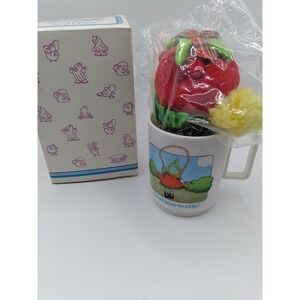 Vtg 1986 Avon Somersaults Mini Pal In Mug--Tallulah the Tomato